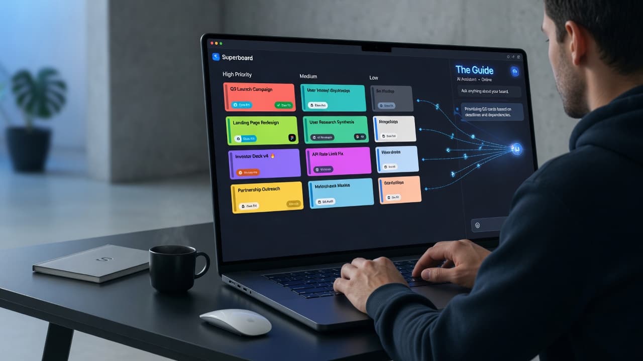 An earlier Superboard concept, now the Command Center inside You.one.